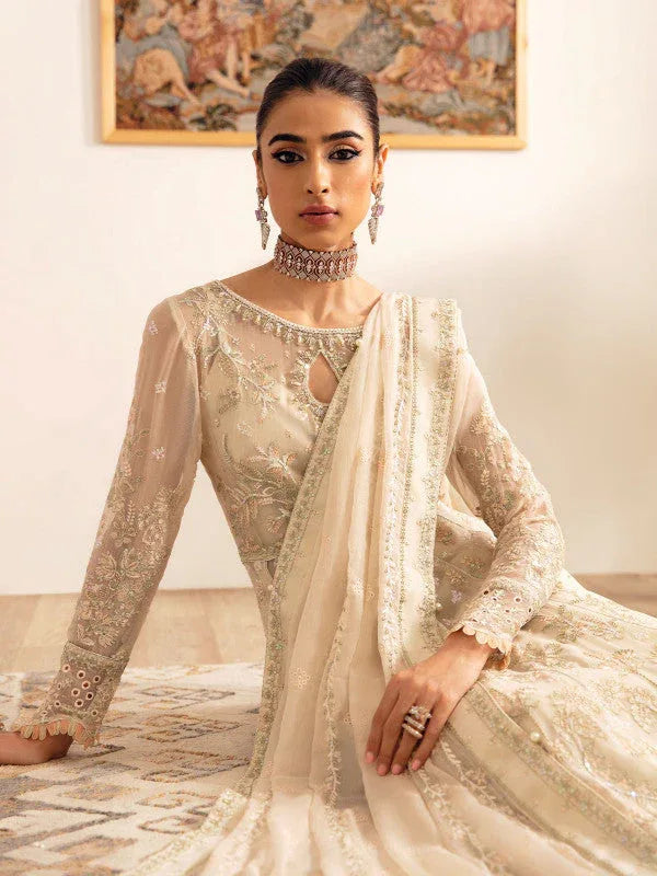 Gulaal | Embroidered Chiffon 23 | ROYALE GL-EC-23V1-01 - Rang-e-Khaas