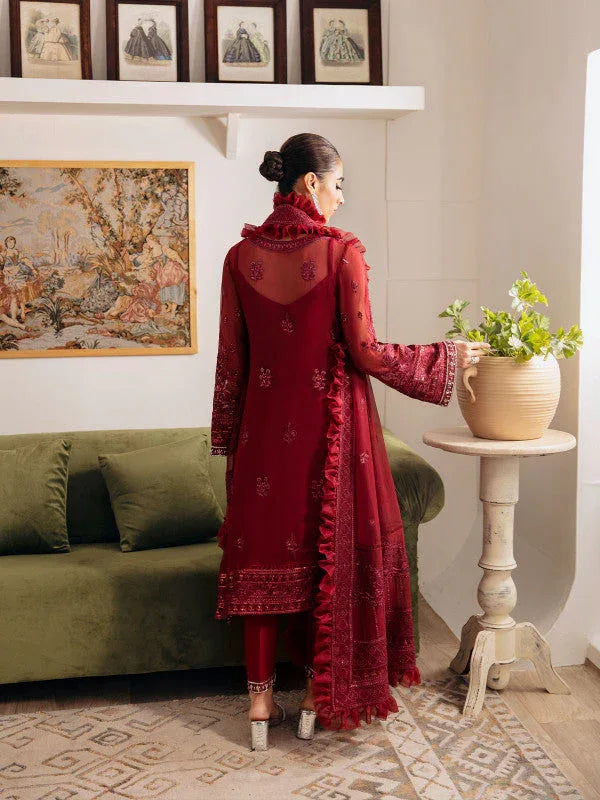 Gulaal | Embroidered Chiffon 23 | RUBY GL-EC-23V1-02 - Rang-e-Khaas