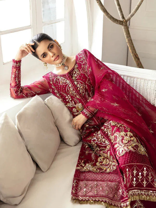 Gulaal | Embroidered Chiffon 23 | SAMARA GL-LP-V2-16 - Rang-e-Khaas