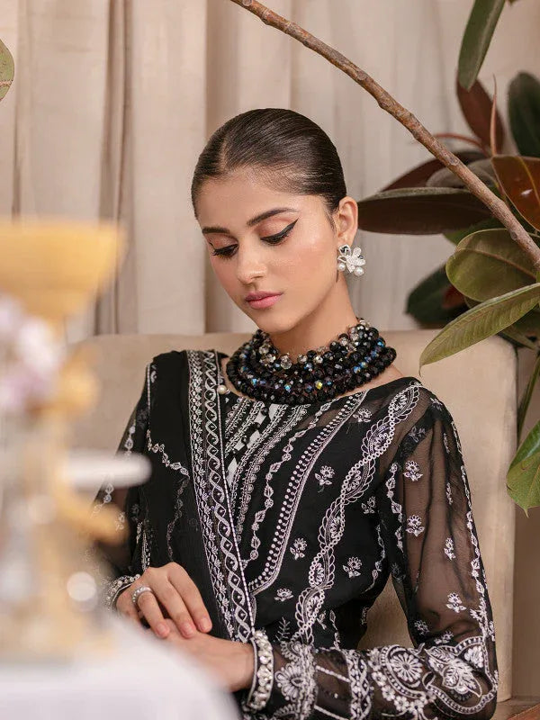 Gulaal | Embroidered Chiffon 23 | MAHJABEEN UC-01 - Rang-e-Khaas