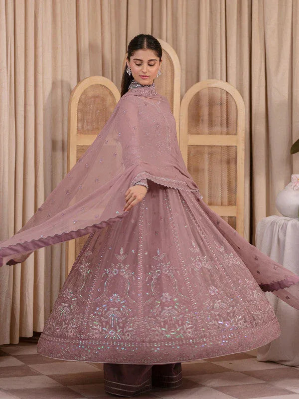 Gulaal | Embroidered Chiffon 23 | EZRAH UC-03 - Rang-e-Khaas