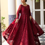 Gulaal | Embroidered Chiffon 23 | GARNET - (GL-EP23V1-09)