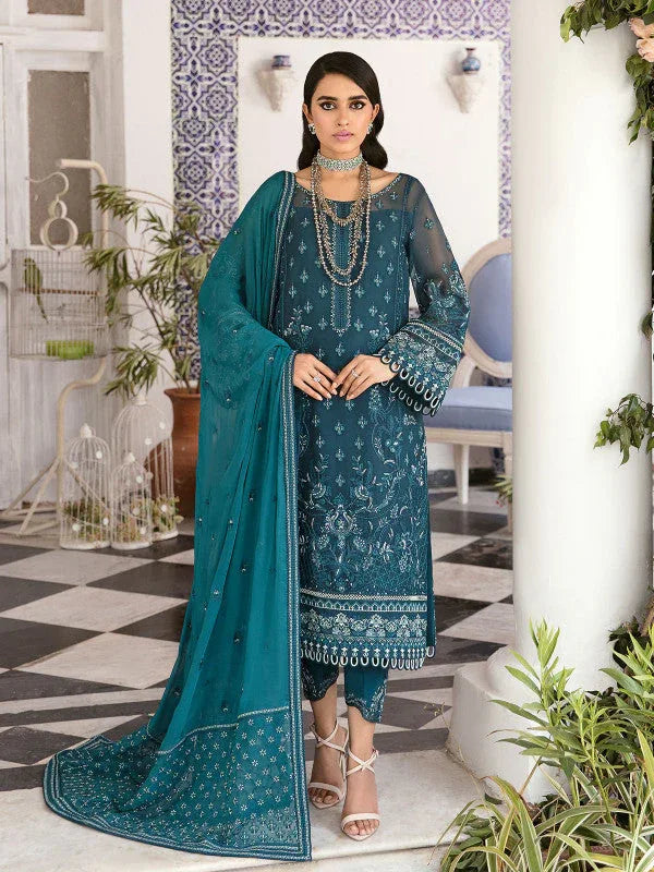 Gulaal | Embroidered Chiffon 23 | Reyah - Rang-e-Khaas