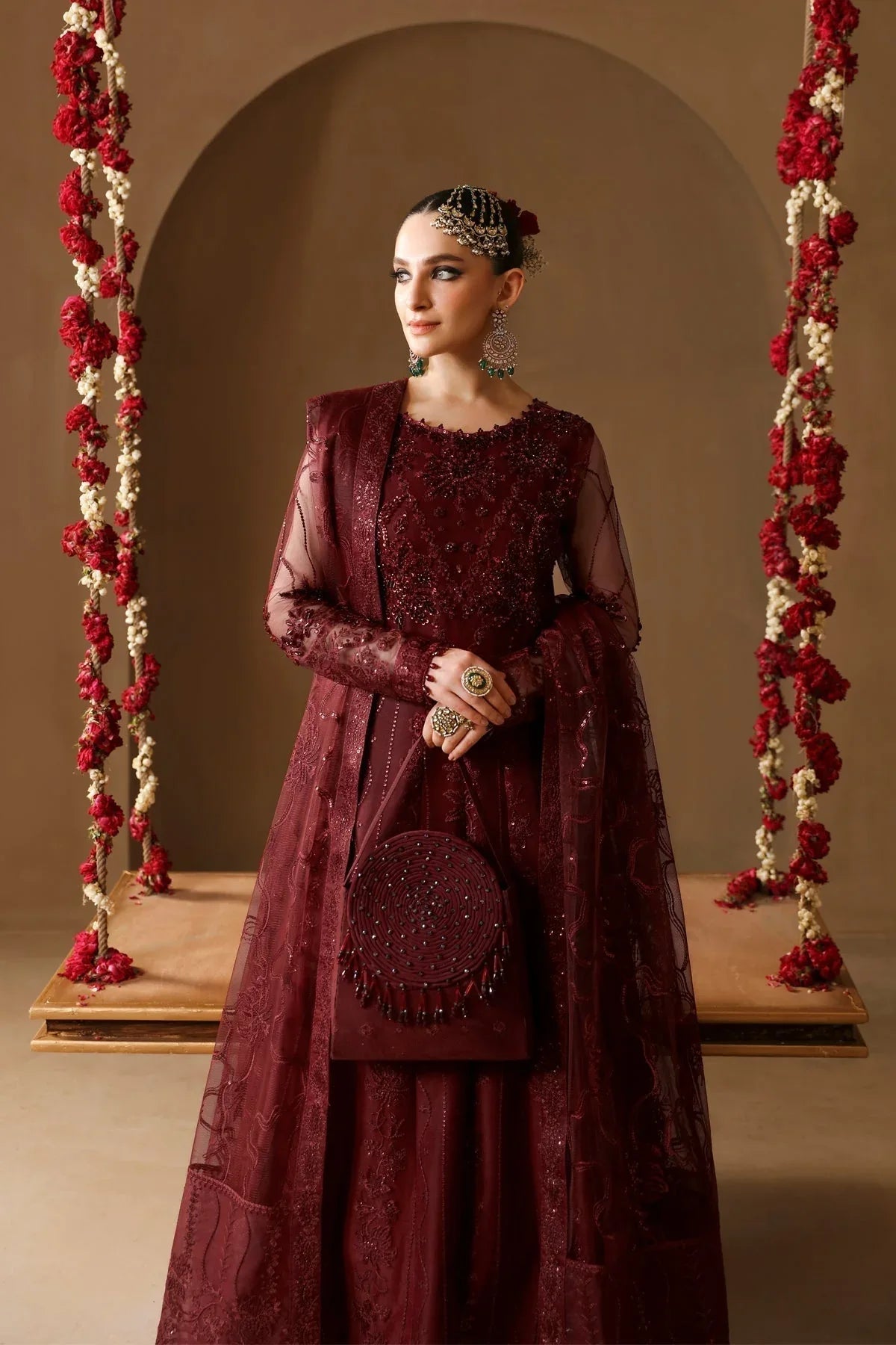 Alizeh | Reena Wedding Formals | AF-HM-4022-GULAB - Rang-e-Khaas