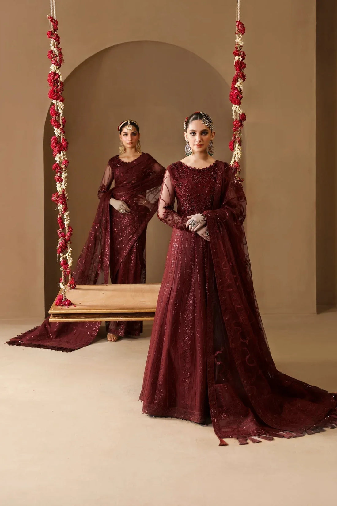 Alizeh | Reena Wedding Formals | AF-HM-4022-GULAB - Rang-e-Khaas
