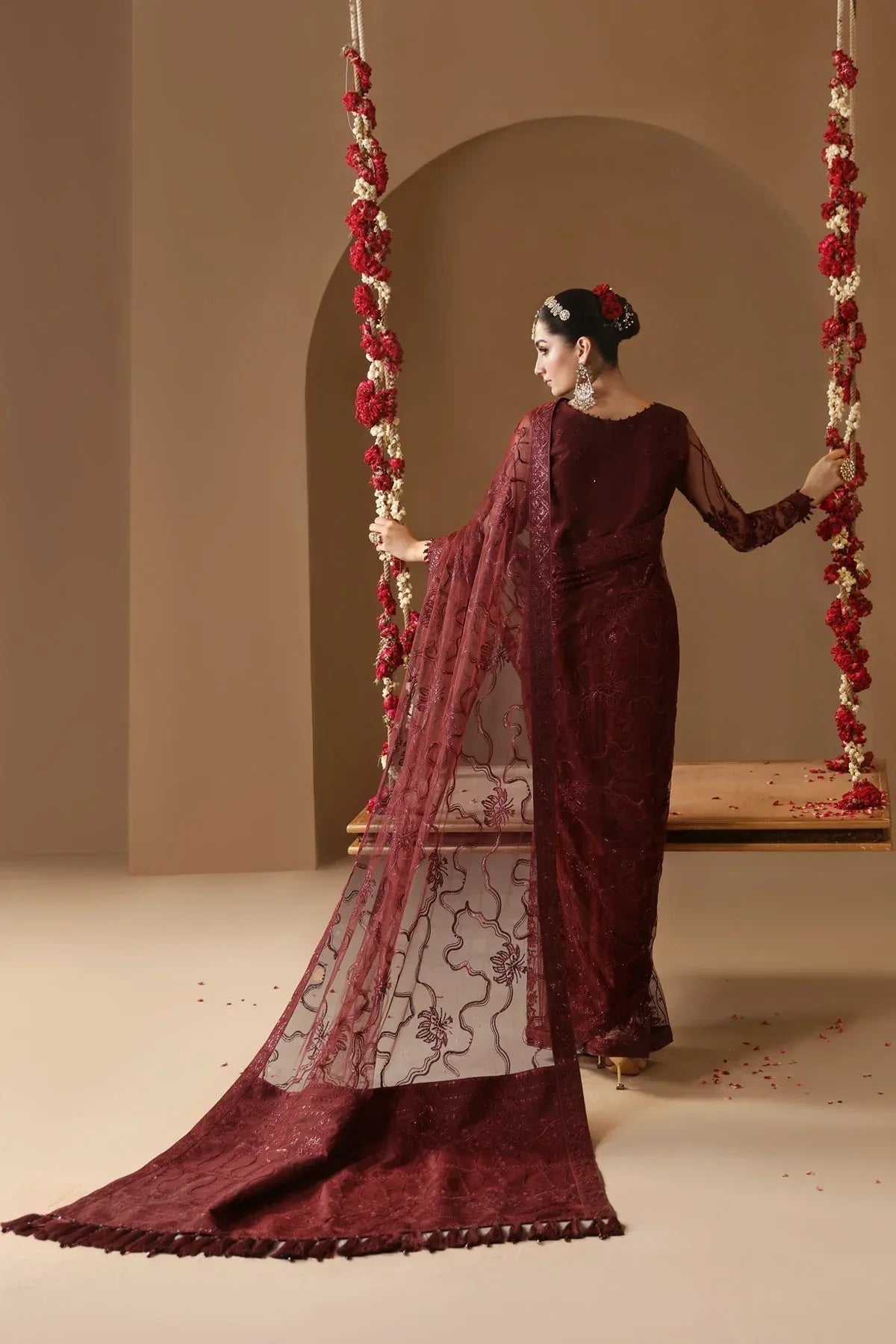Alizeh | Reena Wedding Formals | AF-HM-4022-GULAB - Rang-e-Khaas