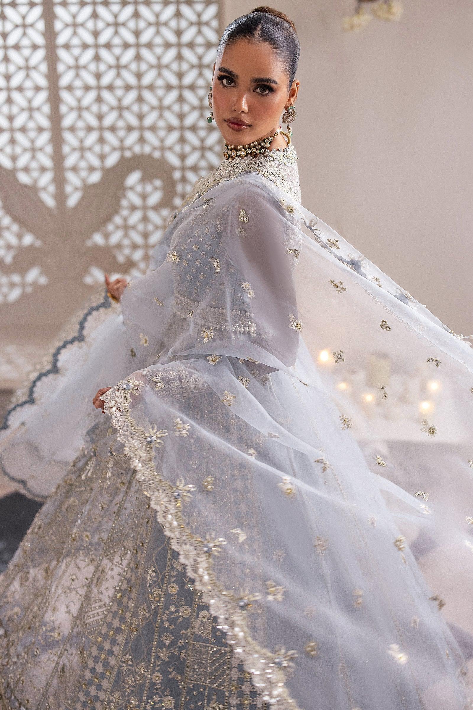 Gossamer by Zaha Embroidered Organza 3Pc Suit ZC24-01 Sofina - Rang-e-Khaas