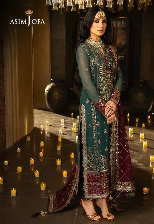 Asim Jofa | Velvet Festive 23 | AJVF-09 - Rang-e-Khaas