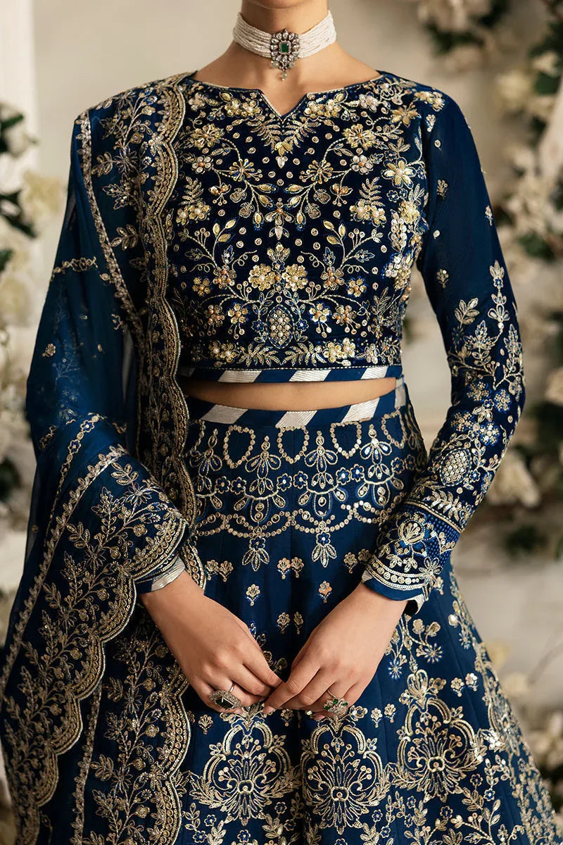 Gulaal | Celeste Velvet 24 | Haze - Rang-e-Khaas