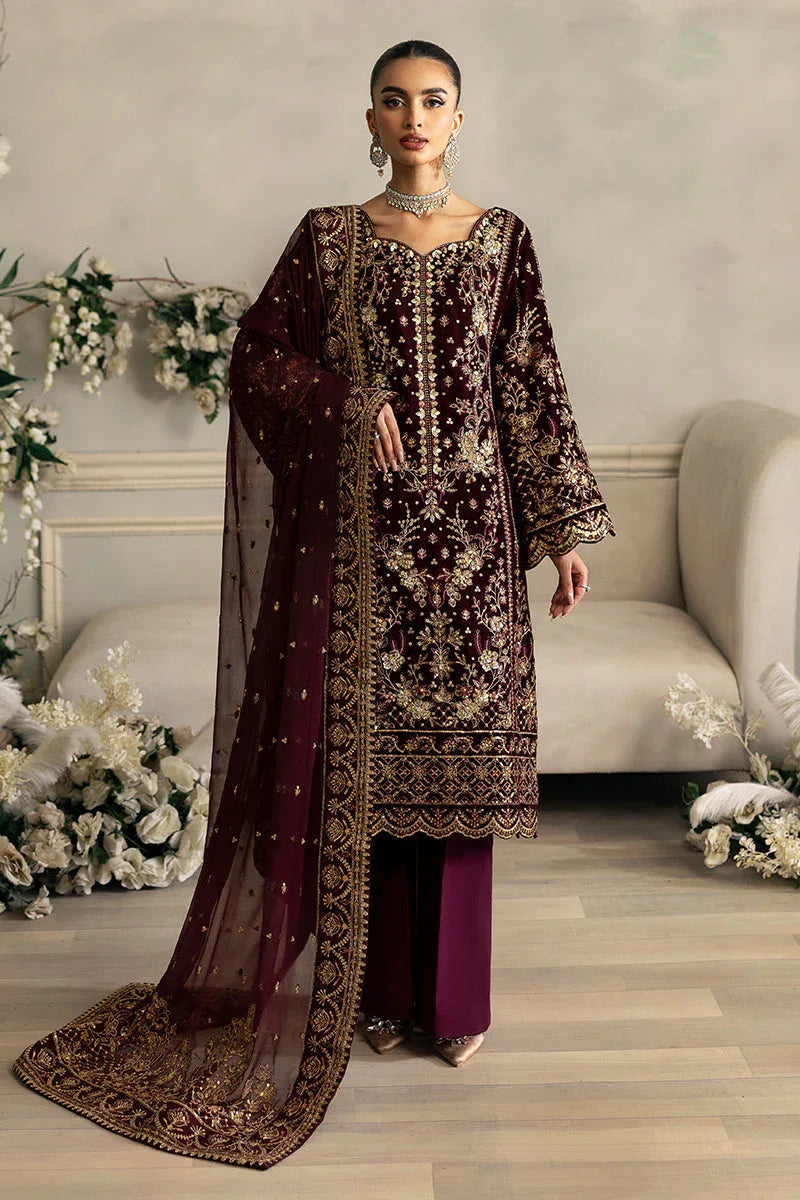 Gulaal | Celeste Velvet 24 | Ember - Rang-e-Khaas