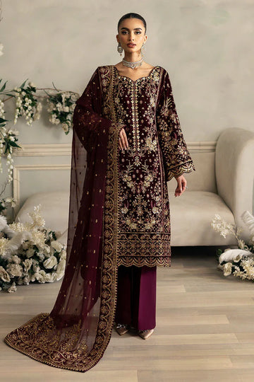 Gulaal | Celeste Velvet 24 | Ember - Rang-e-Khaas