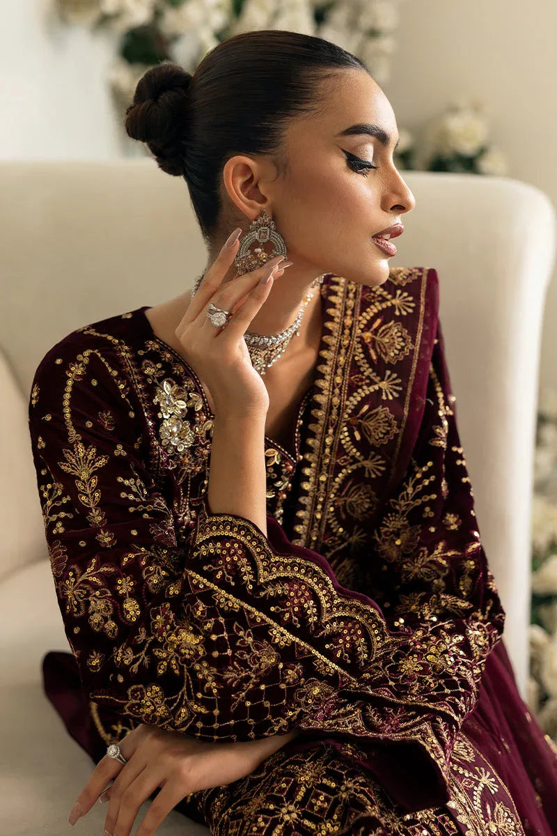 Gulaal | Celeste Velvet 24 | Ember - Rang-e-Khaas