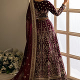 Gulaal | Celeste Velvet 24 | Carmine