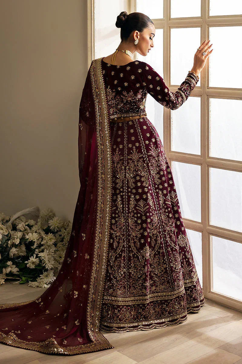 Gulaal | Celeste Velvet 24 | Carmine - Rang-e-Khaas