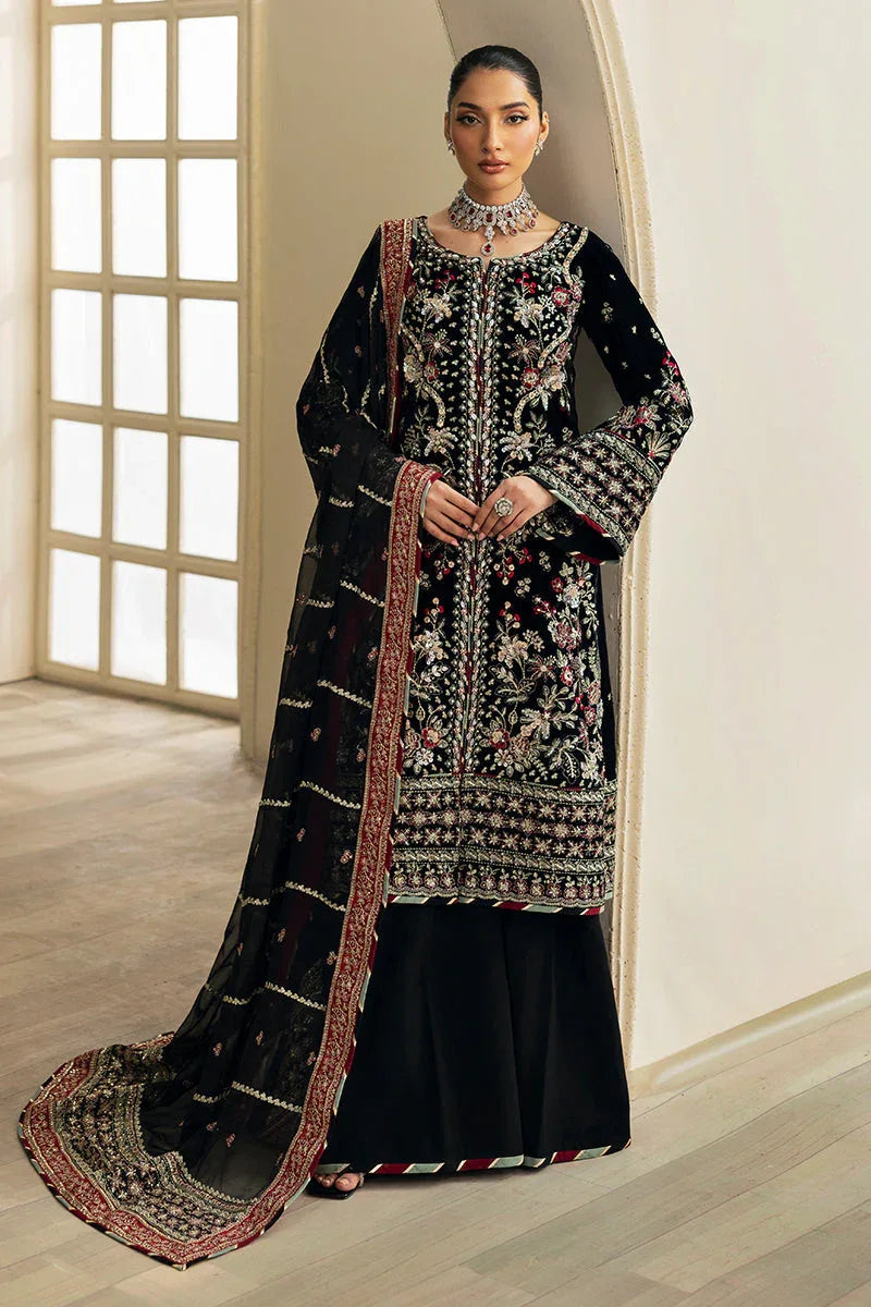 Gulaal | Celeste Velvet 24 | Raven - Rang-e-Khaas