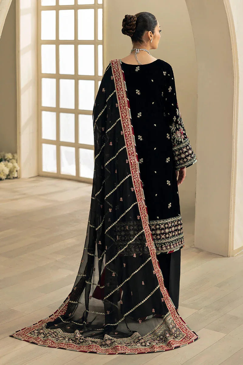 Gulaal | Celeste Velvet 24 | Raven - Rang-e-Khaas