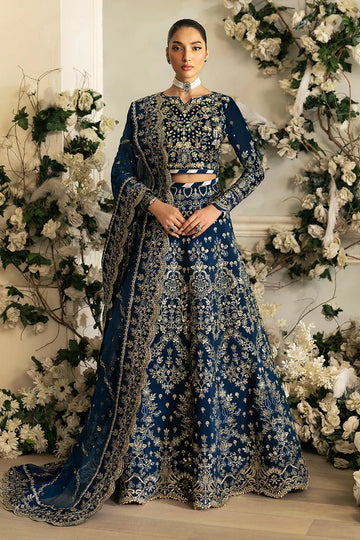 Gulaal | Celeste Velvet 24 | Haze - Rang-e-Khaas