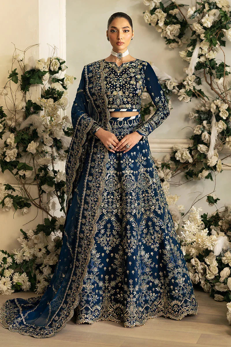 Gulaal | Celeste Velvet 24 | Haze - Rang-e-Khaas