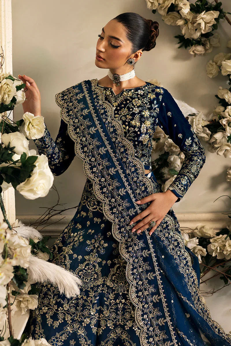 Gulaal | Celeste Velvet 24 | Haze - Rang-e-Khaas