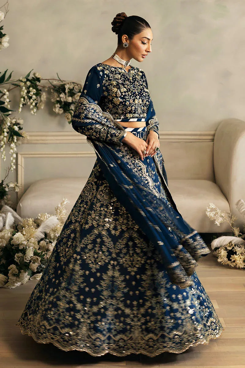 Gulaal | Celeste Velvet 24 | Haze - Rang-e-Khaas