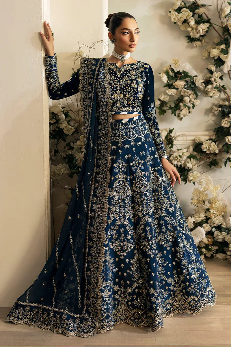 Gulaal | Celeste Velvet 24 | Haze - Rang-e-Khaas