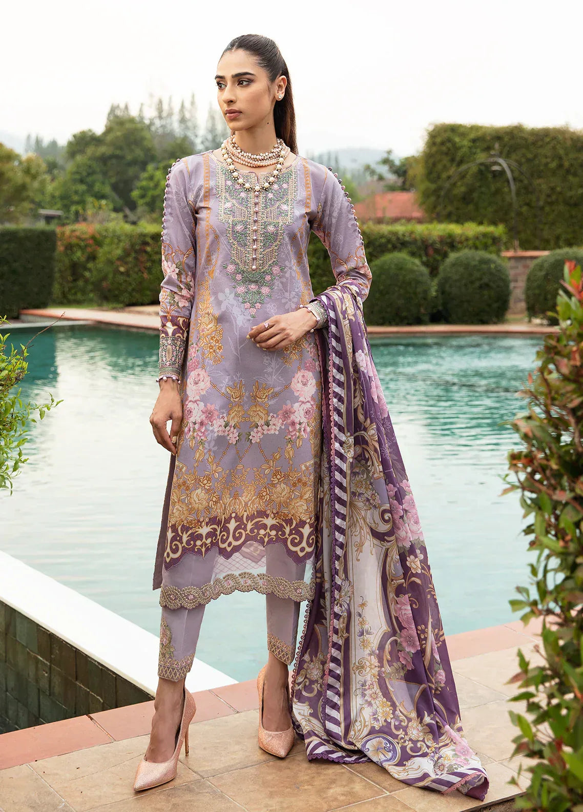 Gulaal | Springtime Ballet | LAVANDE (GL-L-24V1-05) - Rang-e-Khaas