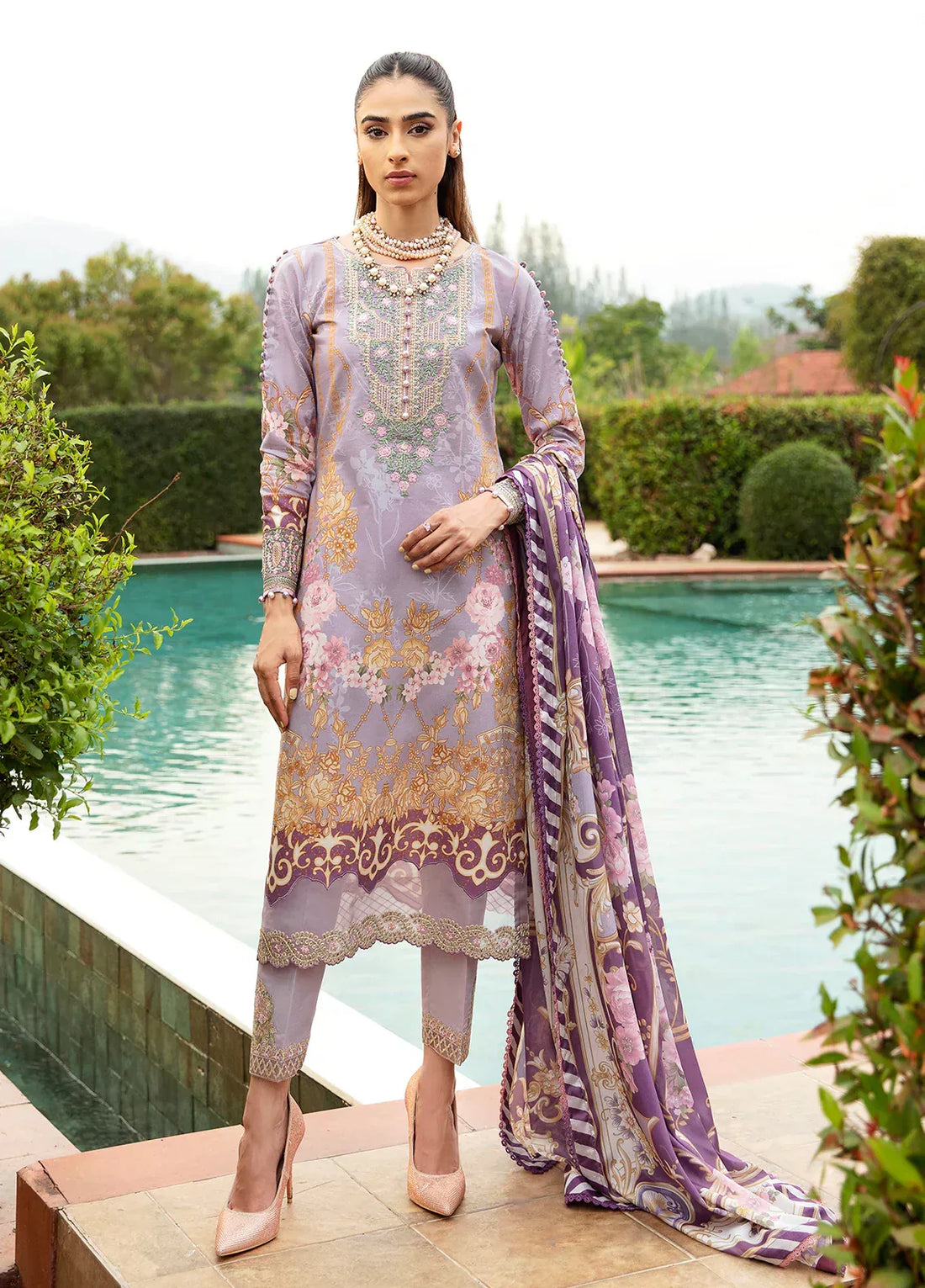 Gulaal | Springtime Ballet | LAVANDE (GL-L-24V1-05) - Rang-e-Khaas