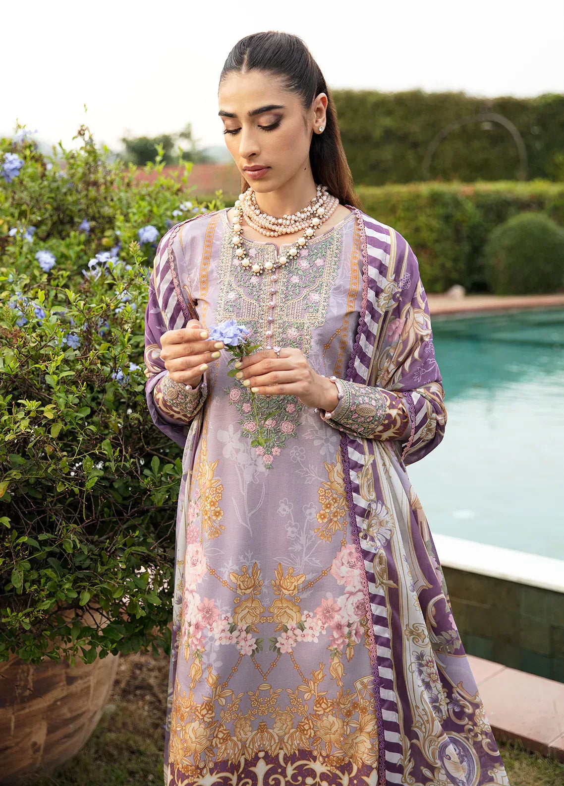 Gulaal | Springtime Ballet | LAVANDE (GL-L-24V1-05) - Rang-e-Khaas