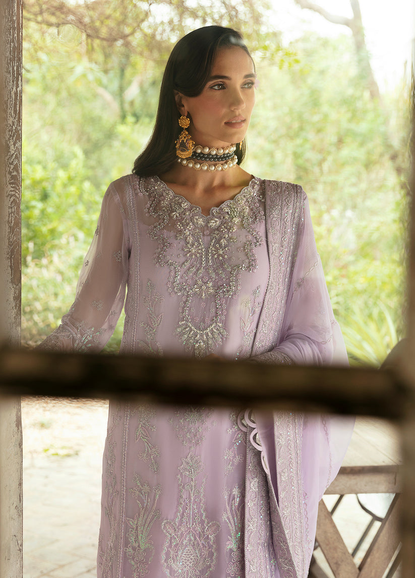 Gulaal | Embroidered Chiffon Eid Collection | VIOLA - Rang-e-Khaas