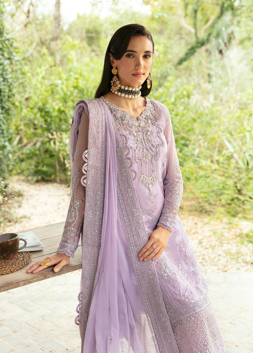 Gulaal | Embroidered Chiffon Eid Collection | VIOLA - Rang-e-Khaas