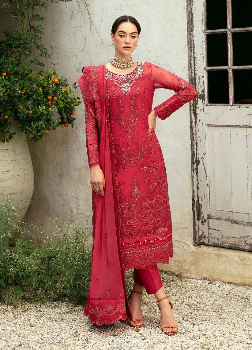 Gulaal | Embroidered Chiffon Eid Collection | ULMARIA - Rang-e-Khaas