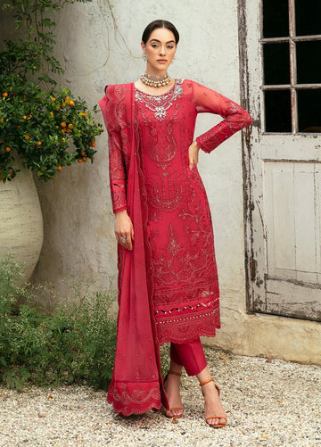Gulaal | Embroidered Chiffon Eid Collection | ULMARIA - Rang-e-Khaas