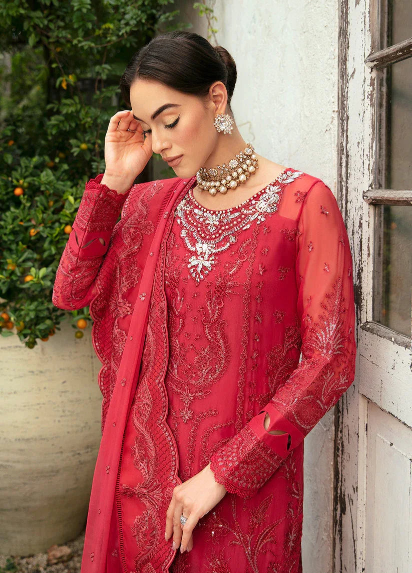 Gulaal | Embroidered Chiffon Eid Collection | ULMARIA - Rang-e-Khaas