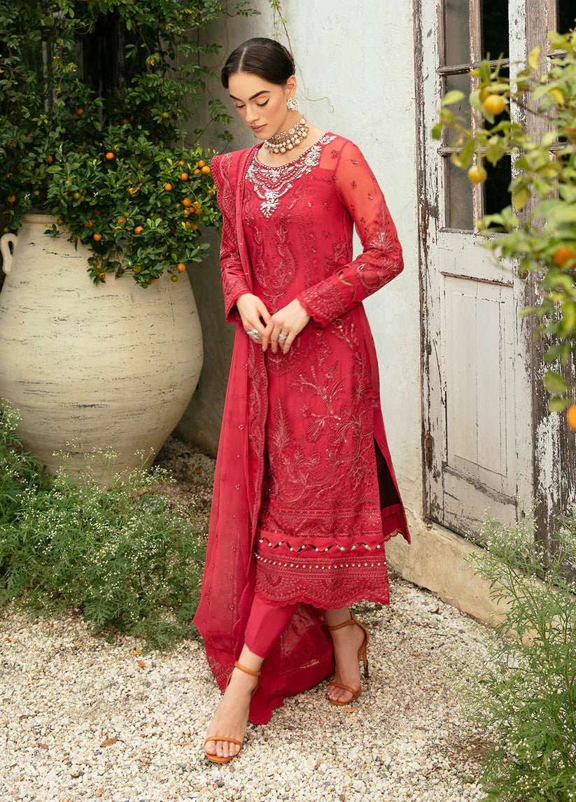 Gulaal | Embroidered Chiffon Eid Collection | ULMARIA - Rang-e-Khaas