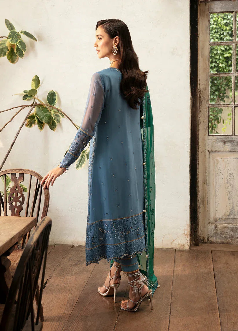 Gulaal | Embroidered Chiffon Eid Collection | HELIA - Rang-e-Khaas