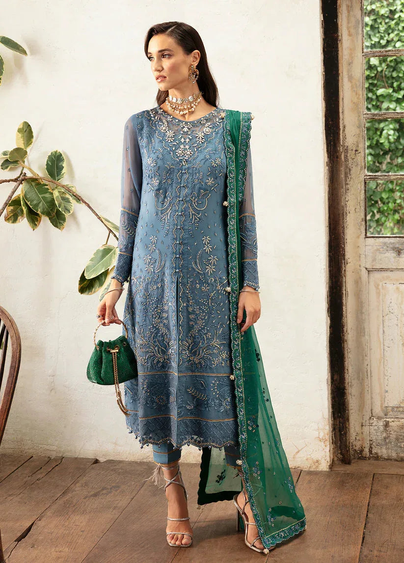 Gulaal | Embroidered Chiffon Eid Collection | HELIA - Rang-e-Khaas