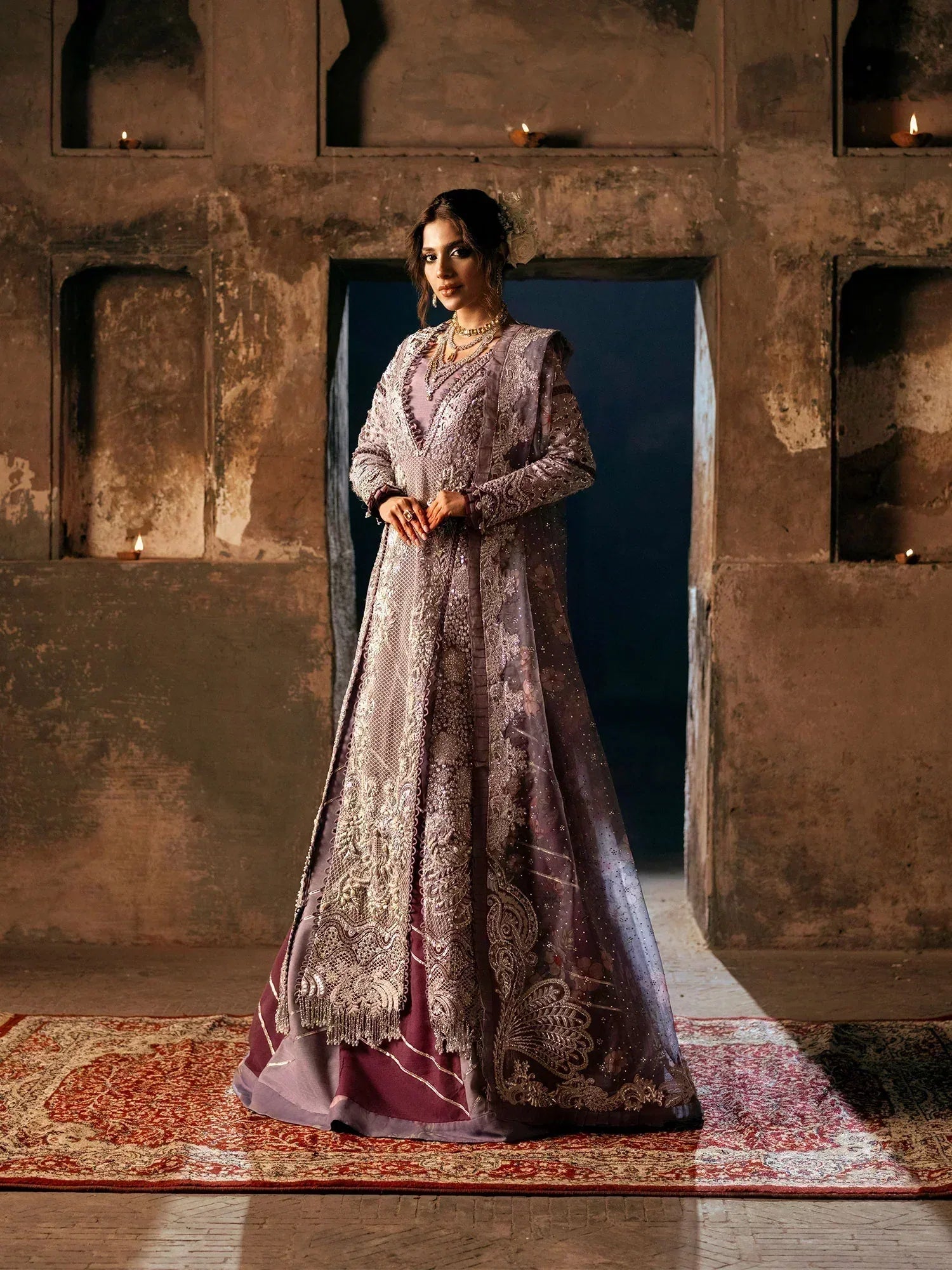 Maryam Hussain | Gulaab Wedding Formals 24 | JHIL MIL - Rang-e-Khaas