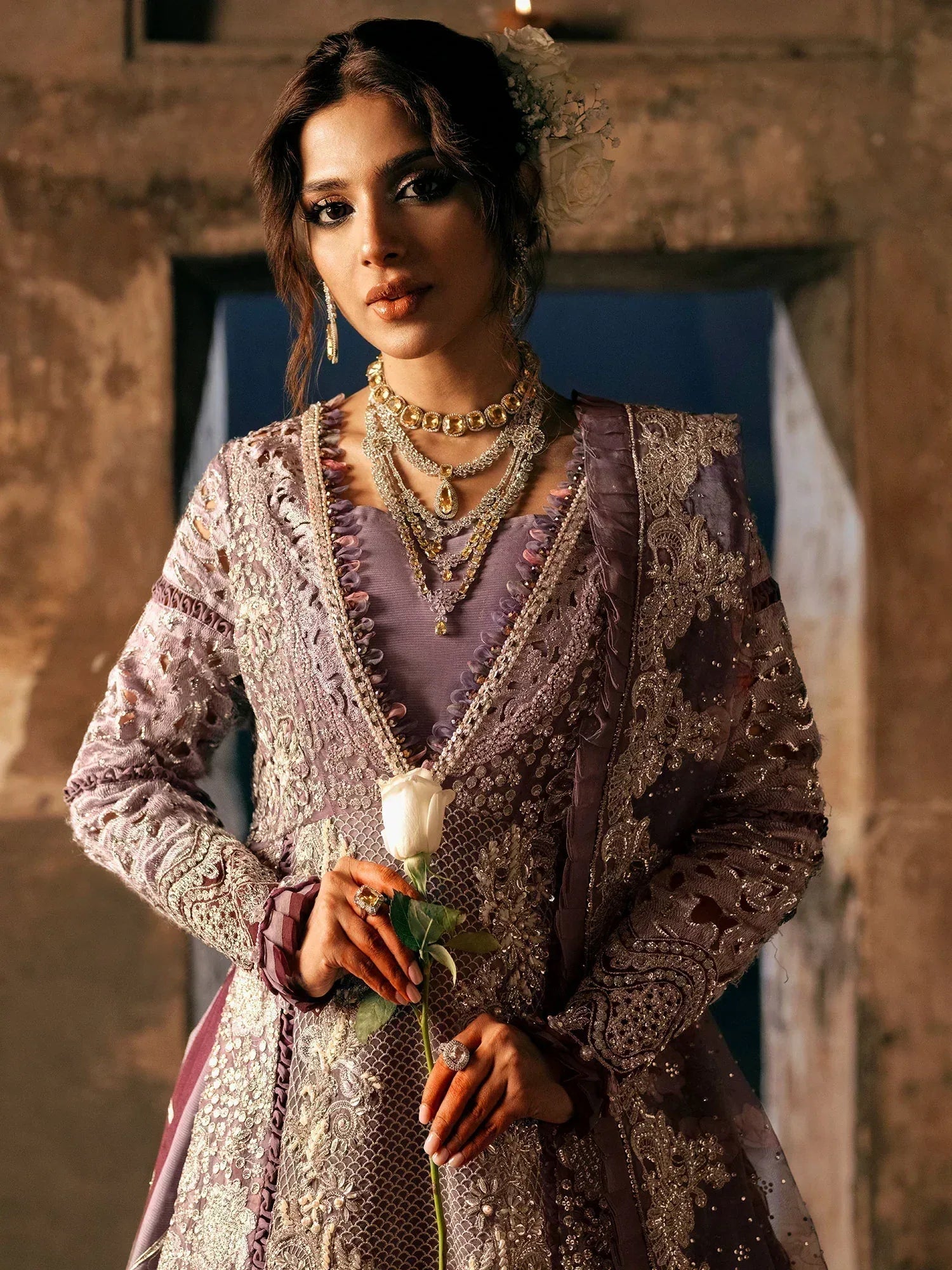 Maryam Hussain | Gulaab Wedding Formals 24 | JHIL MIL - Rang-e-Khaas
