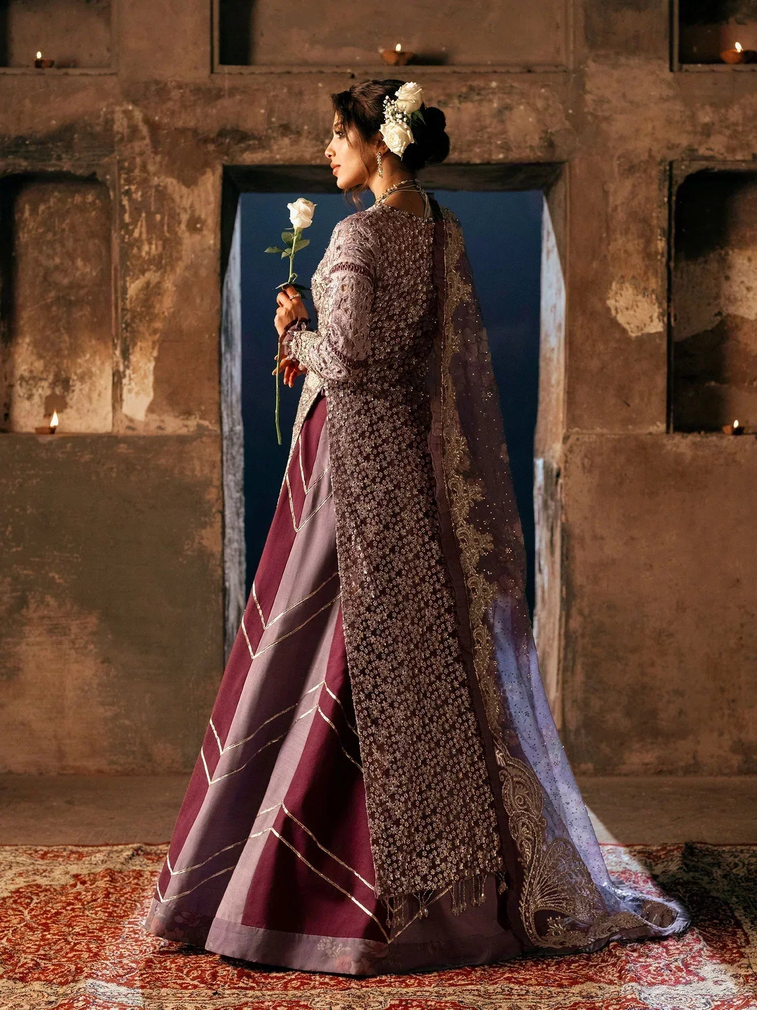 Maryam Hussain | Gulaab Wedding Formals 24 | JHIL MIL - Rang-e-Khaas