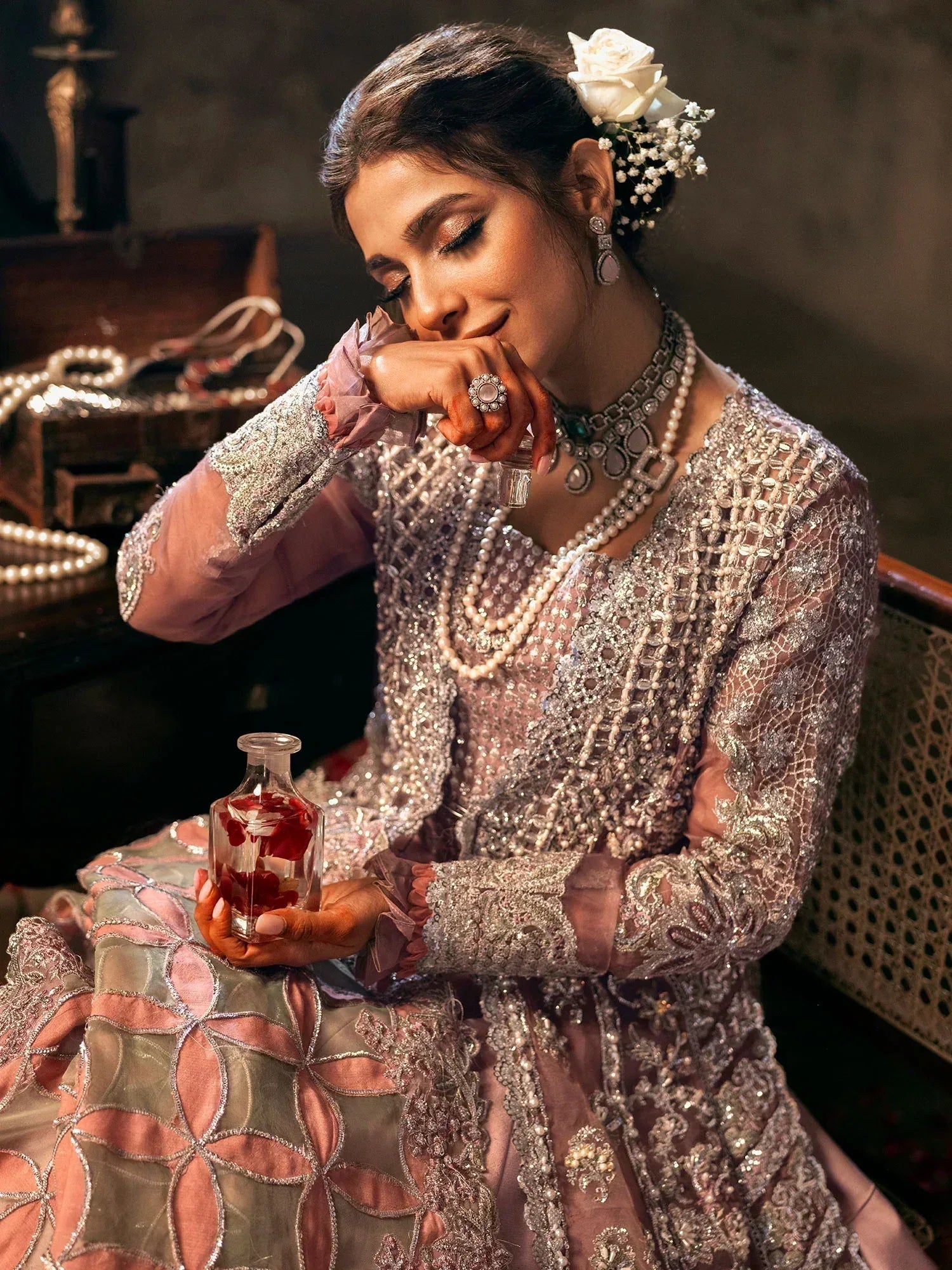 Maryam Hussain | Gulaab Wedding Formals 24 | Mahi - Rang-e-Khaas