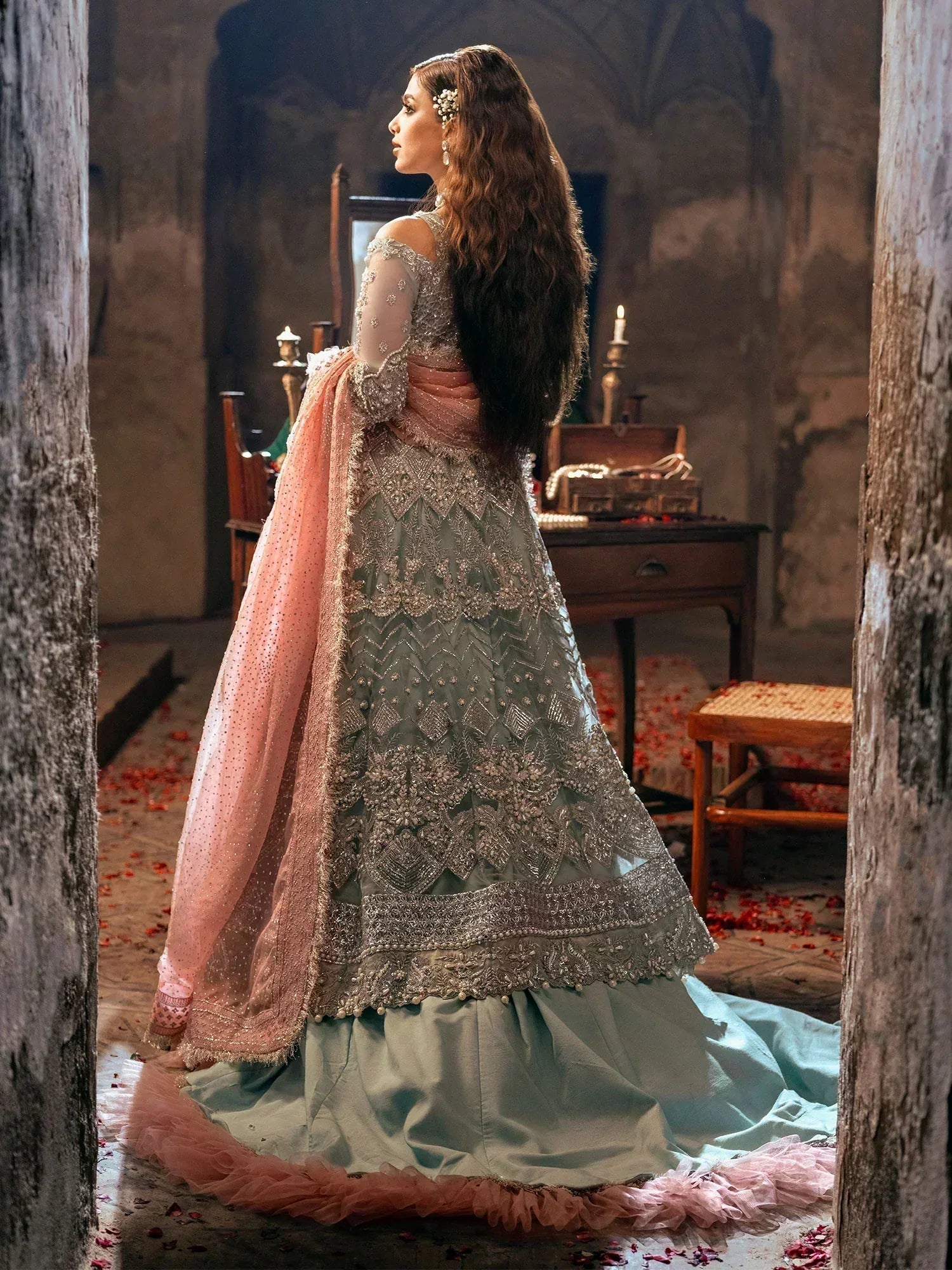 Maryam Hussain | Gulaab Wedding Formals 24 | Roshan - Rang-e-Khaas