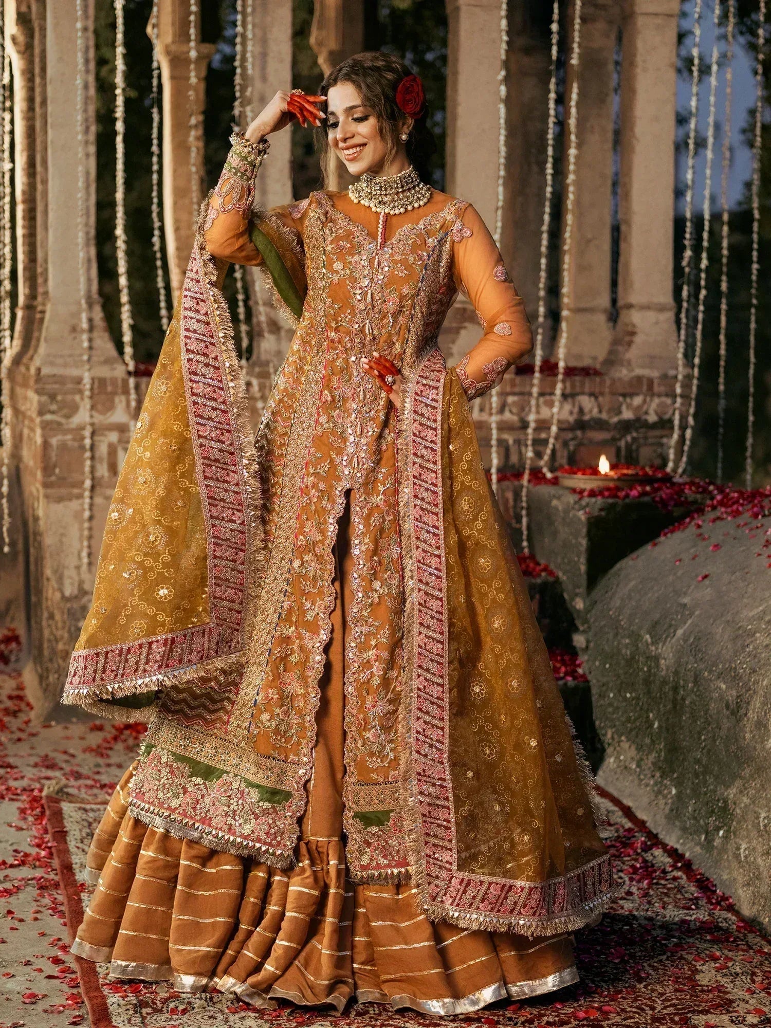 Maryam Hussain | Gulaab Wedding Formals 24 | Sandli - Rang-e-Khaas