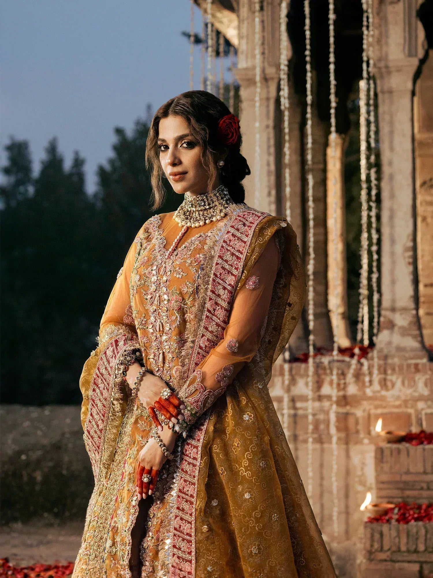 Maryam Hussain | Gulaab Wedding Formals 24 | Sandli - Rang-e-Khaas
