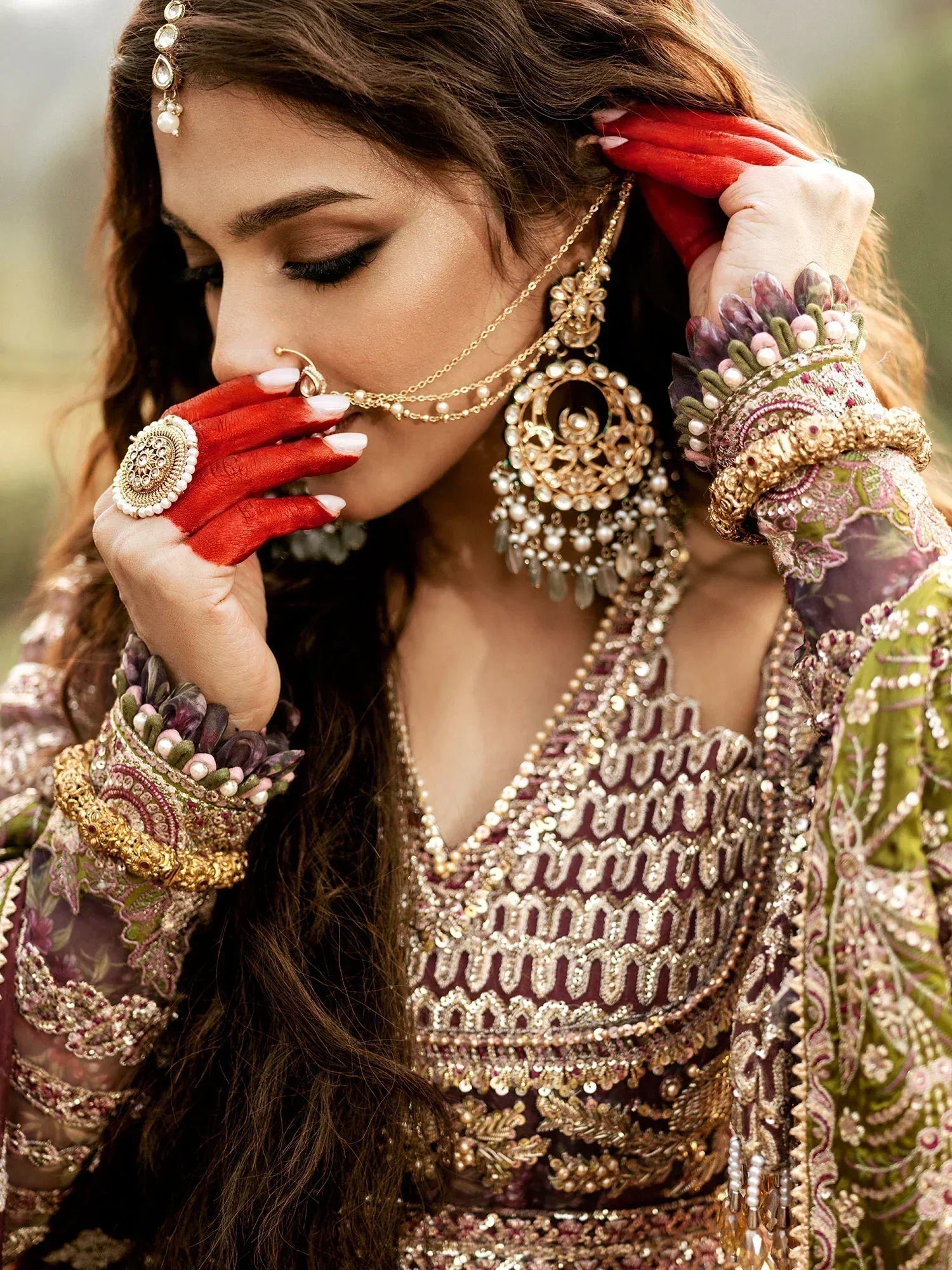 Maryam Hussain | Gulaab Wedding Formals 24 | Ronak - Rang-e-Khaas