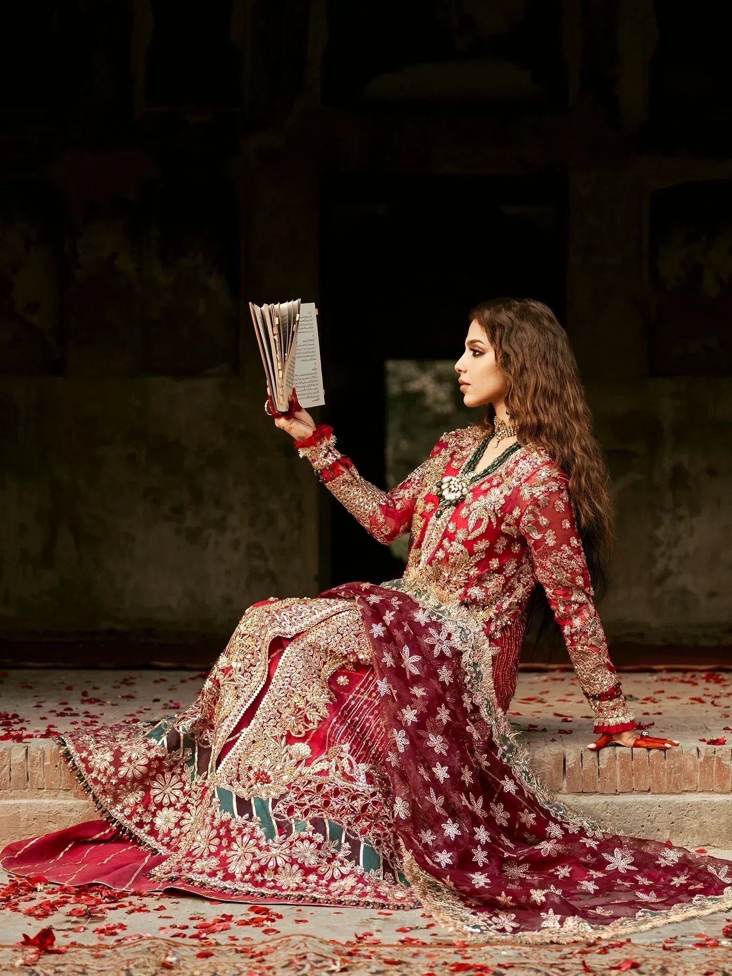 Maryam Hussain | Gulaab Wedding Formals 24 | Ishq - Rang-e-Khaas