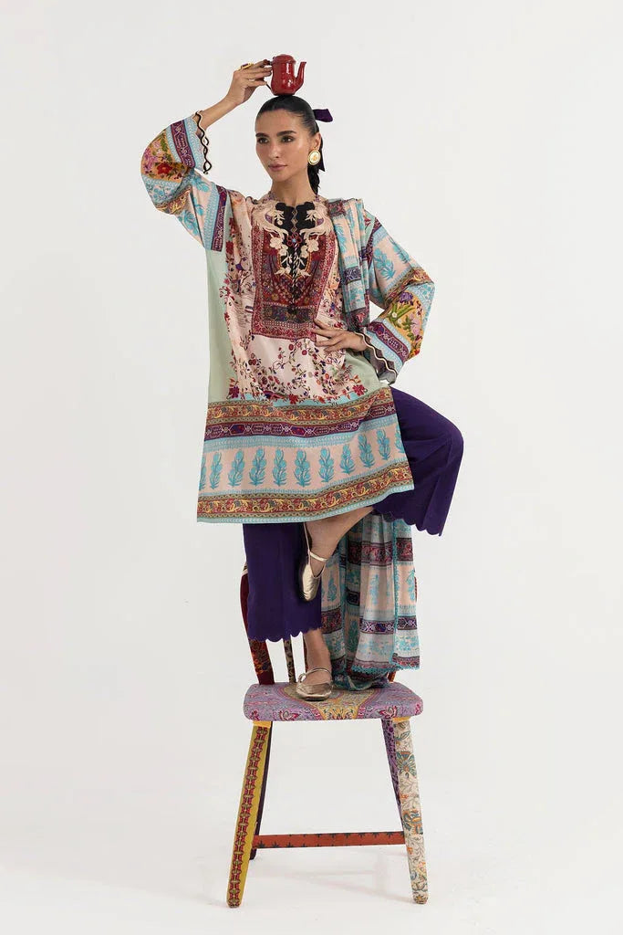 Sana Safinaz | Mahay Winter 25 | H255-001A-3CY - Rang-e-Khaas