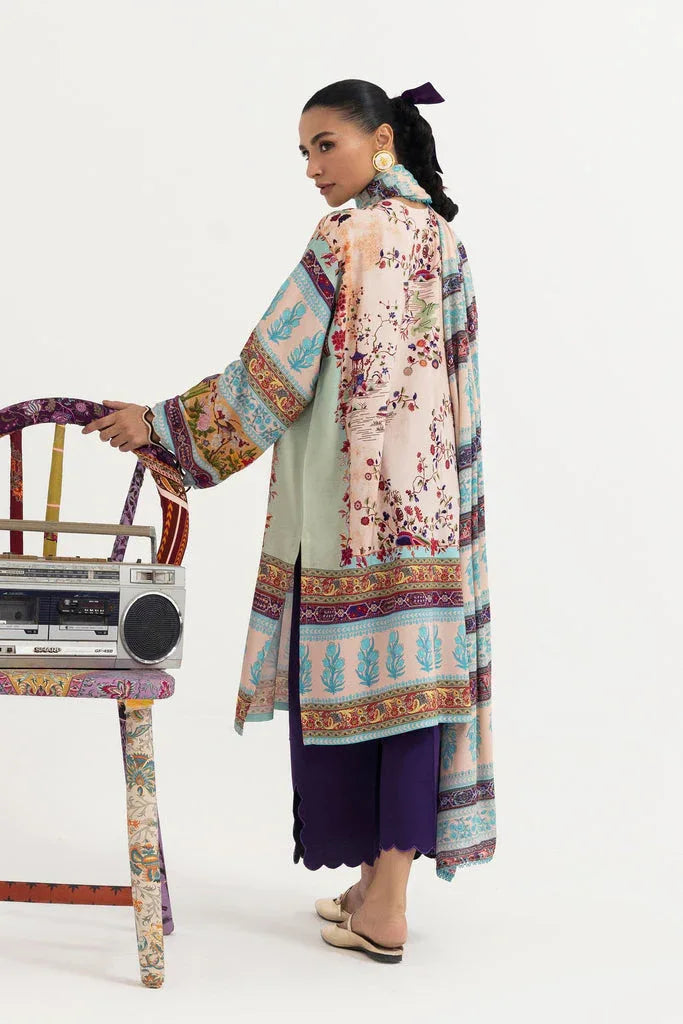 Sana Safinaz | Mahay Winter 25 | H255-001A-3CY - Rang-e-Khaas