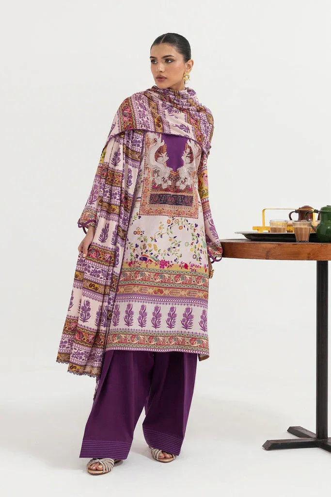 Sana Safinaz | Mahay Winter 25 | H255-001B-3CY - Rang-e-Khaas