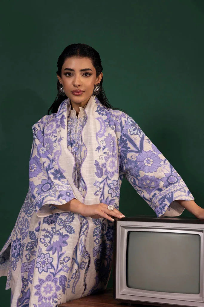 Sana Safinaz | Mahay Winter 25 | H255-002A-2BQ - Rang-e-Khaas