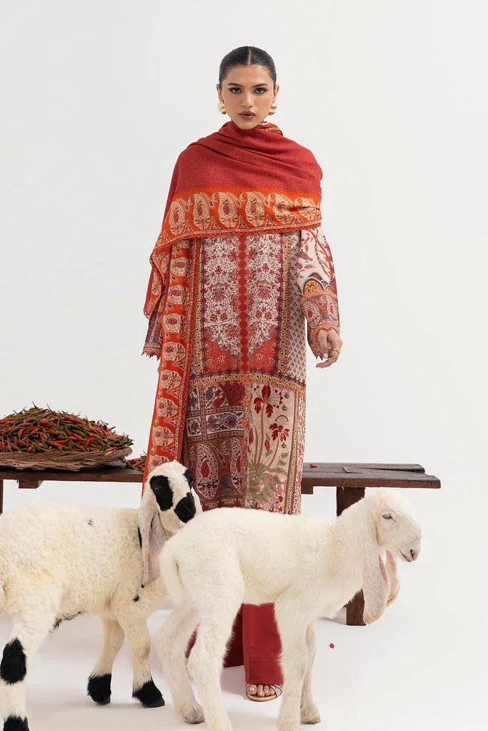 Sana Safinaz | Mahay Winter 25 | H255-003A - Rang-e-Khaas